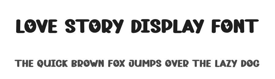 Love Story Display Font by creativeletter — Display Font