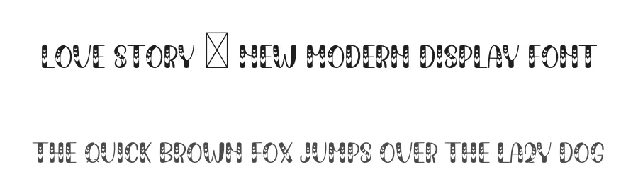 Love Story – New Modern Display Font by freshtypeink — Display Font
