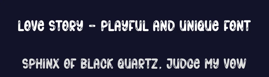 Love Story – Playful And Unique Font by andikastudio — Display Font — thumbnail 2