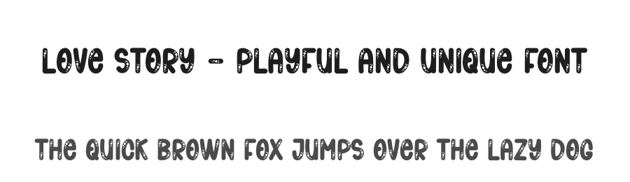 Love Story β Playful And Unique Font by andikastudio β Display Font