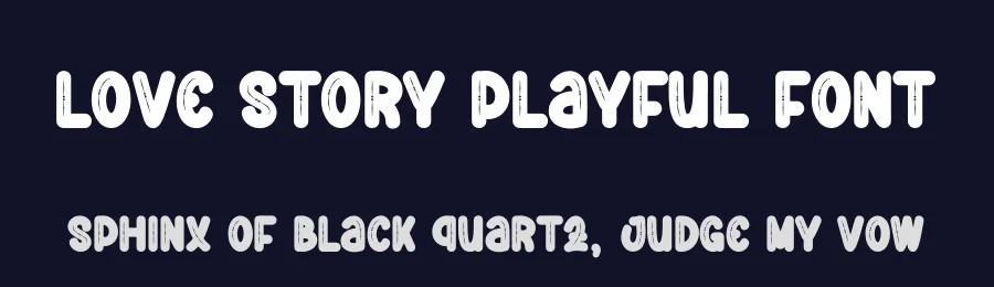 Love Story Playful Font by andikastudio — Display Font — thumbnail 2