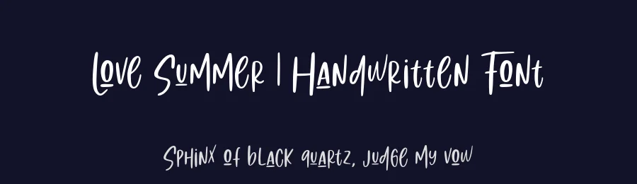 Love Summer | Handwritten Font by jimtypestudio — Sans Serif Font — thumbnail 2