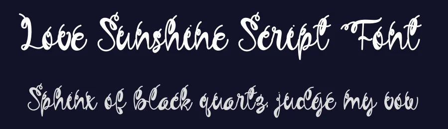 Love Sunshine Script Font by levincreative — Script Handwritten Font — thumbnail 2
