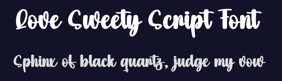 Love Sweety Script Font by creativeletter — Script Handwritten Font — thumbnail 2