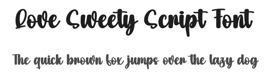 Love Sweety Script Font by creativeletter — Script Handwritten Font