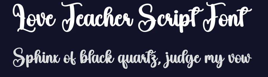 Love Teacher Script Font by andikastudio — Script Handwritten Font — thumbnail 2
