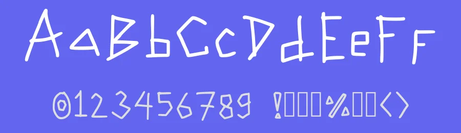 Love Triangle Display Font by ngeditt — Display Font — thumbnail 3
