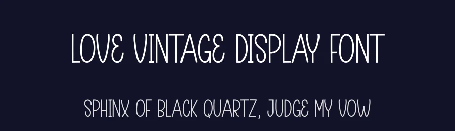Love Vintage Display Font by andikastudio — Display Font — thumbnail 2