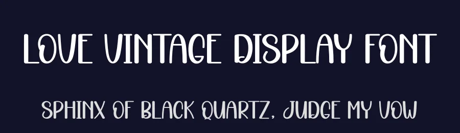 Love Vintage Display Font by andikastudio — Display Font — thumbnail 2