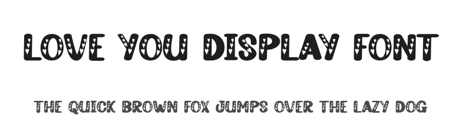 Love You Display Font by andikastudio — Display Font