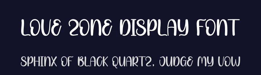 Love Zone Display Font by andikastudio — Script Handwritten Font — thumbnail 2