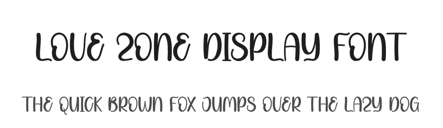 Love Zone Display Font by andikastudio — Script Handwritten Font