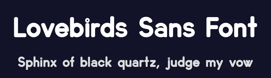 Lovebirds Sans Font by Salt & Pepper Designs — Sans Serif Font — thumbnail 2
