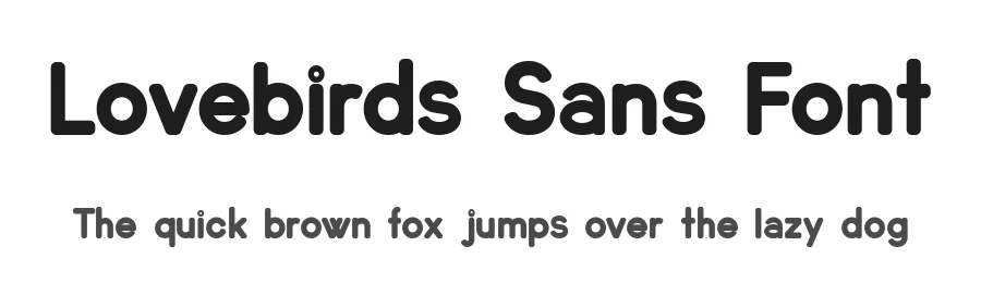 Lovebirds Sans Font by Salt & Pepper Designs β Sans Serif Font