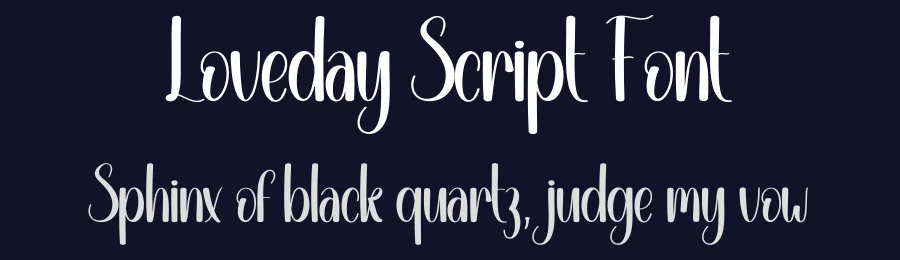 Loveday Script Font by andikastudio — Script Handwritten Font — thumbnail 2