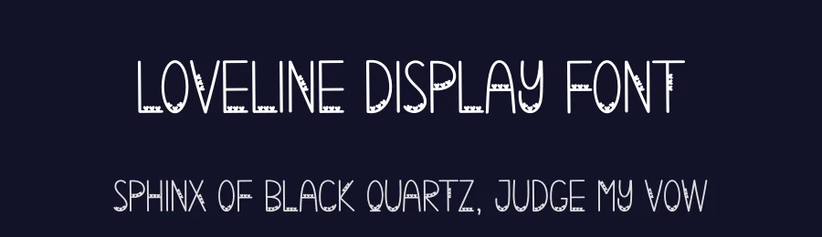 Loveline Display Font by andikastudio — Display Font — thumbnail 2