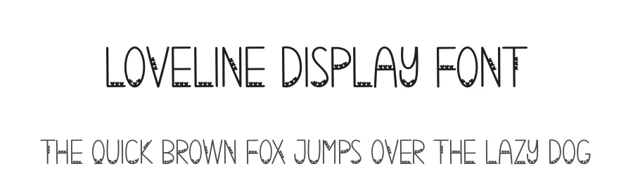 Loveline Display Font by andikastudio — Display Font