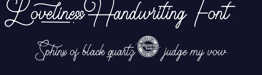 Loveliness Handwriting Font by CalligraphyFonts.net — Script Handwritten Font — thumbnail 2
