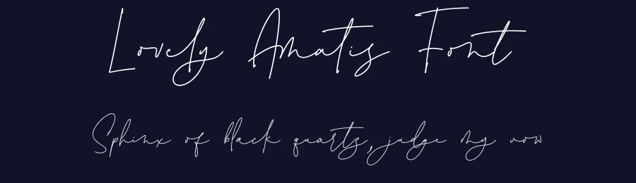 Lovely Amatis Font by azcreativestd — Decorative Font — thumbnail 2