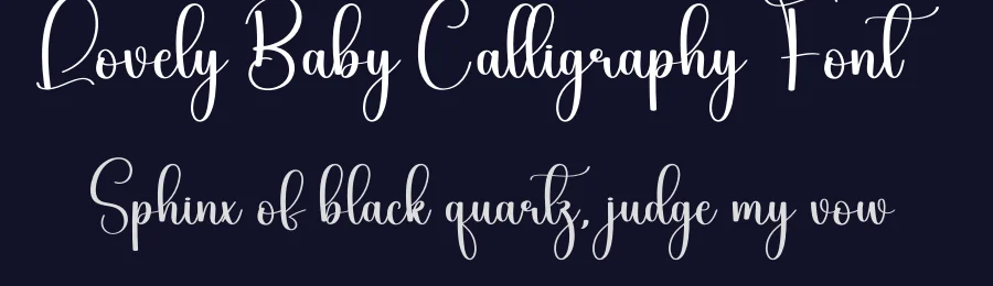 Lovely Baby Calligraphy Font by andikastudio — Script Handwritten Font — thumbnail 2