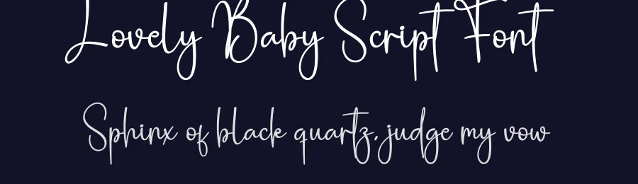 Lovely Baby Script Font by creativeletter — Script Handwritten Font — thumbnail 2