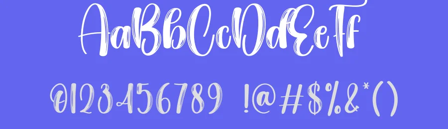 Lovely Brush Font by creativeletter — Script Handwritten Font — thumbnail 3