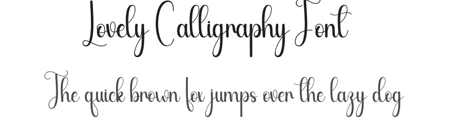 Lovely Calligraphy Font by andikastudio — Script Handwritten Font
