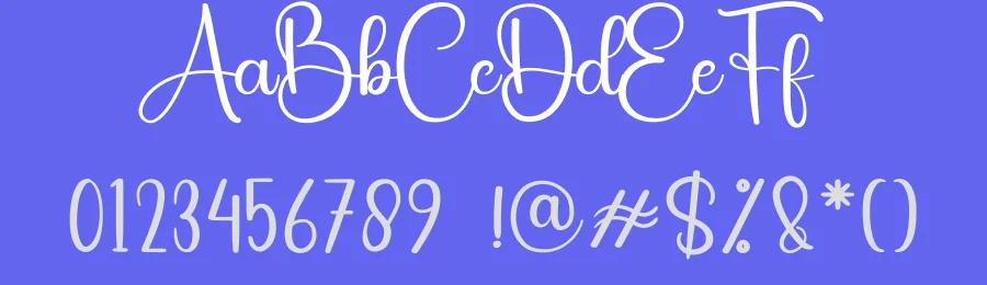 Lovely Calligraphy Font by creativeletter — Script Handwritten Font — thumbnail 3