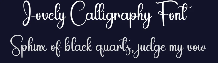 Lovely Calligraphy Font by creativeletter — Script Handwritten Font — thumbnail 2