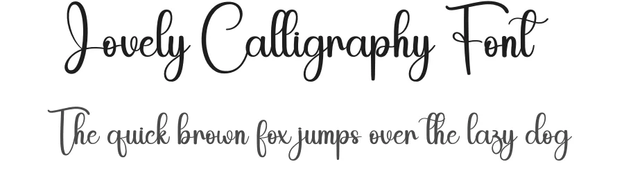 Lovely Calligraphy Font by creativeletter — Script Handwritten Font
