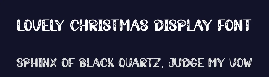 Lovely Christmas Display Font by andikastudio — Display Font — thumbnail 2