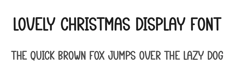 Lovely Christmas Display Font by creativeletter — Display Font