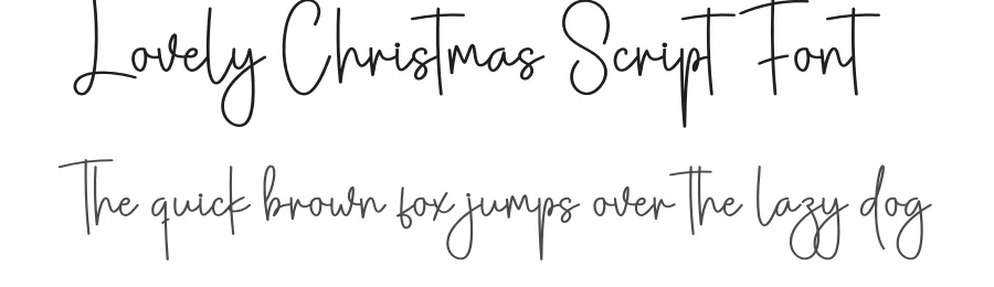 Lovely Christmas Script Font by creativeletter — Script Handwritten Font