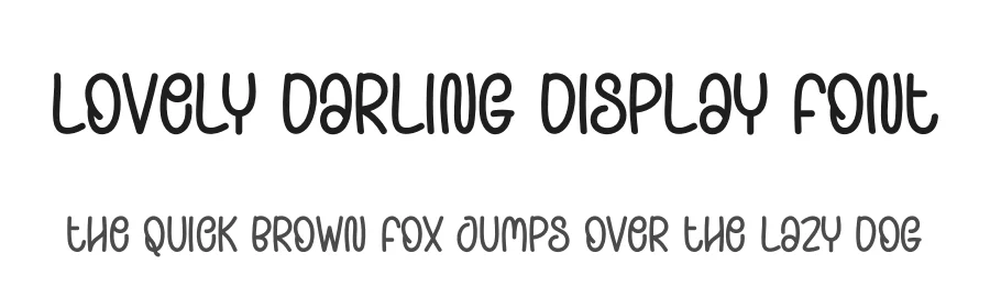 Lovely Darling Display Font by creativeletter — Display Font