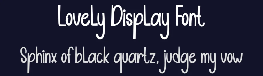 Lovely Display Font by andikastudio — Display Font — thumbnail 2