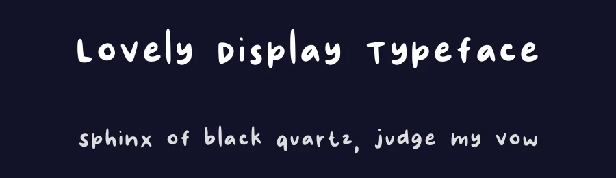Lovely Display Typeface by joevely — Script Handwritten Font — thumbnail 2