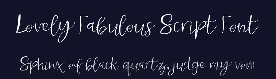 Lovely Fabulous Script Font by Typeface — Script Handwritten Font — thumbnail 2