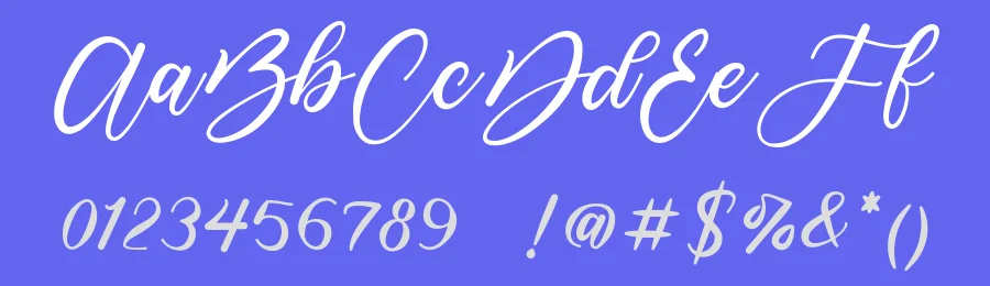Lovely Garden Script Font by wibisono2001 — Script Handwritten Font — thumbnail 3