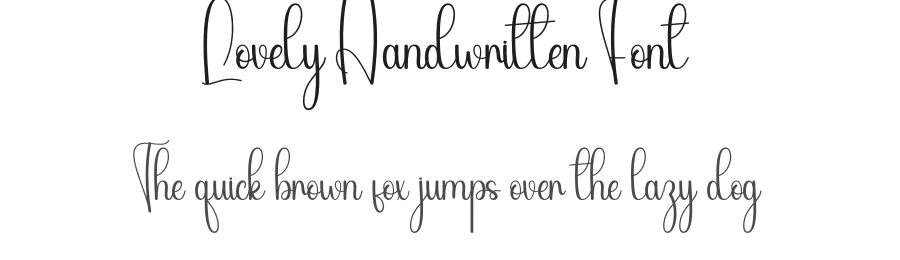 Lovely Handwritten Font by andikastudio — Script Handwritten Font