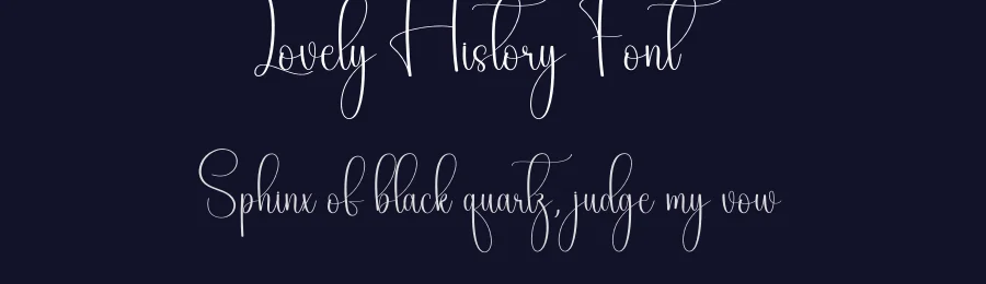 Lovely History Font by creativeletter — Script Handwritten Font — thumbnail 2