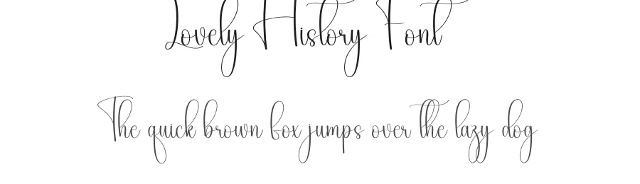 Lovely History Font by creativeletter — Script Handwritten Font