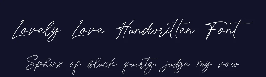 Lovely Love Handwritten Font by PuriCreative — Script Handwritten Font — thumbnail 2