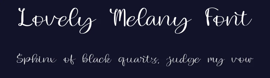 Lovely Melany Font by qwrtype — Script Handwritten Font — thumbnail 2