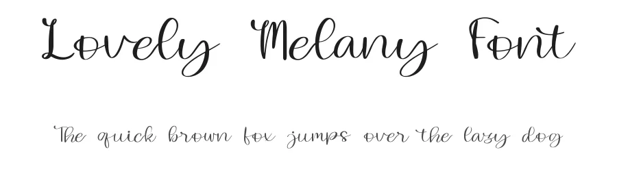 Lovely Melany Font by qwrtype — Script Handwritten Font