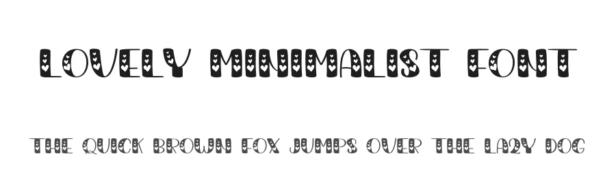 Lovely Minimalist Font by FreshType INK — Display Font