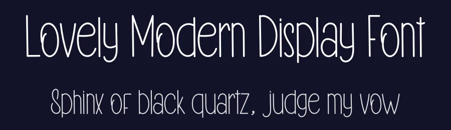 Lovely Modern Display Font by inermediaSTUDIO — Display Font — thumbnail 2