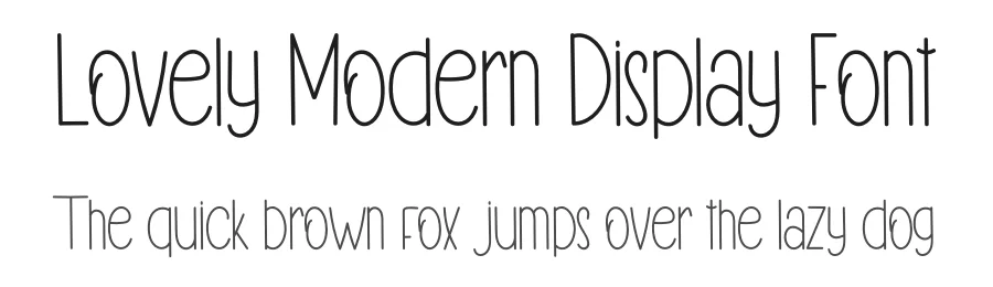 Lovely Modern Display Font by inermediaSTUDIO — Display Font