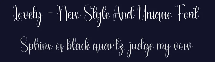 Lovely – New Style And Unique Font by andikastudio — Script Handwritten Font — thumbnail 2