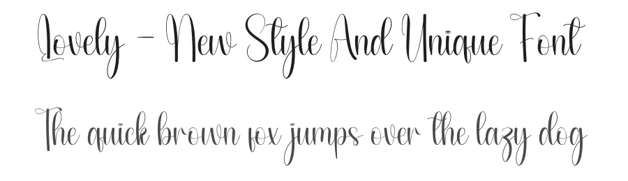 Lovely – New Style And Unique Font by andikastudio — Script Handwritten Font