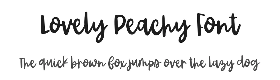 Lovely Peachy Font by metafontsy — Script Handwritten Font